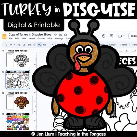 Disguise A Turkey Template