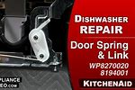 Dishwasher Door Spring Replacement