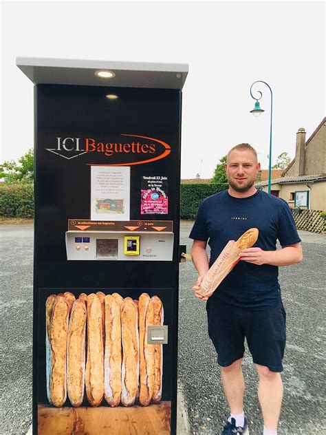 Distributeur de baguettes à Pecqueuse