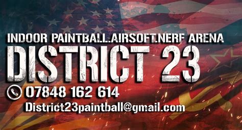 District 23 Indoor Paintball, Airsoft and Nerf Arena