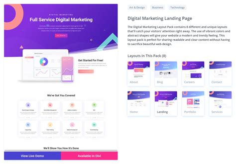 Divi Themes Templates