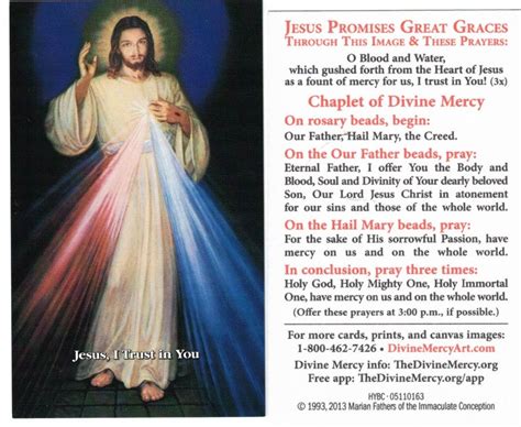 Divine Mercy Printable