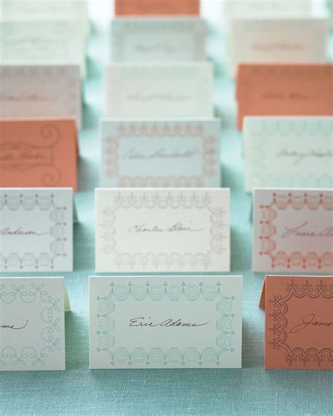 Diy Place Cards Templates
