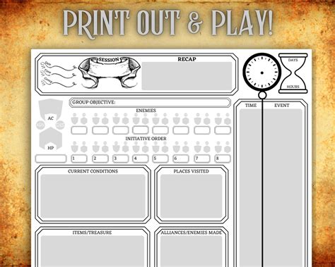 Dnd Campaign Template