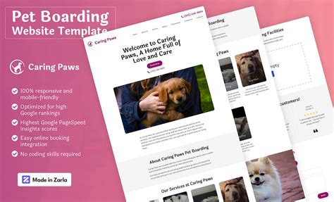 Dog Boarding Website Template