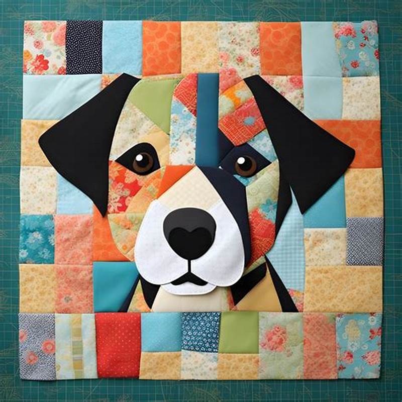 Dog Patchwork Pattern