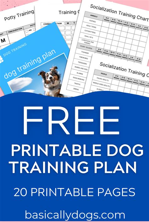 Dog Training Plan Template