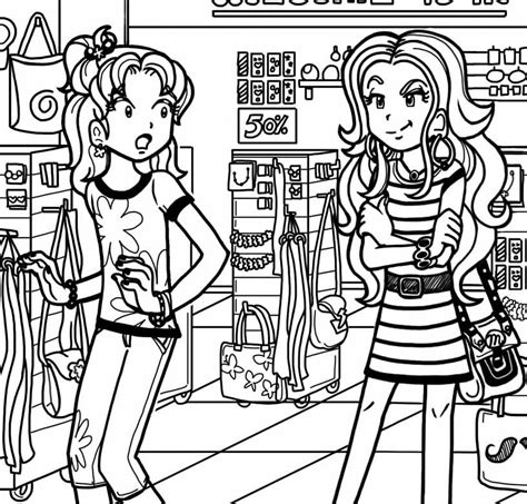 Dork Diaries Coloring Pages Printable