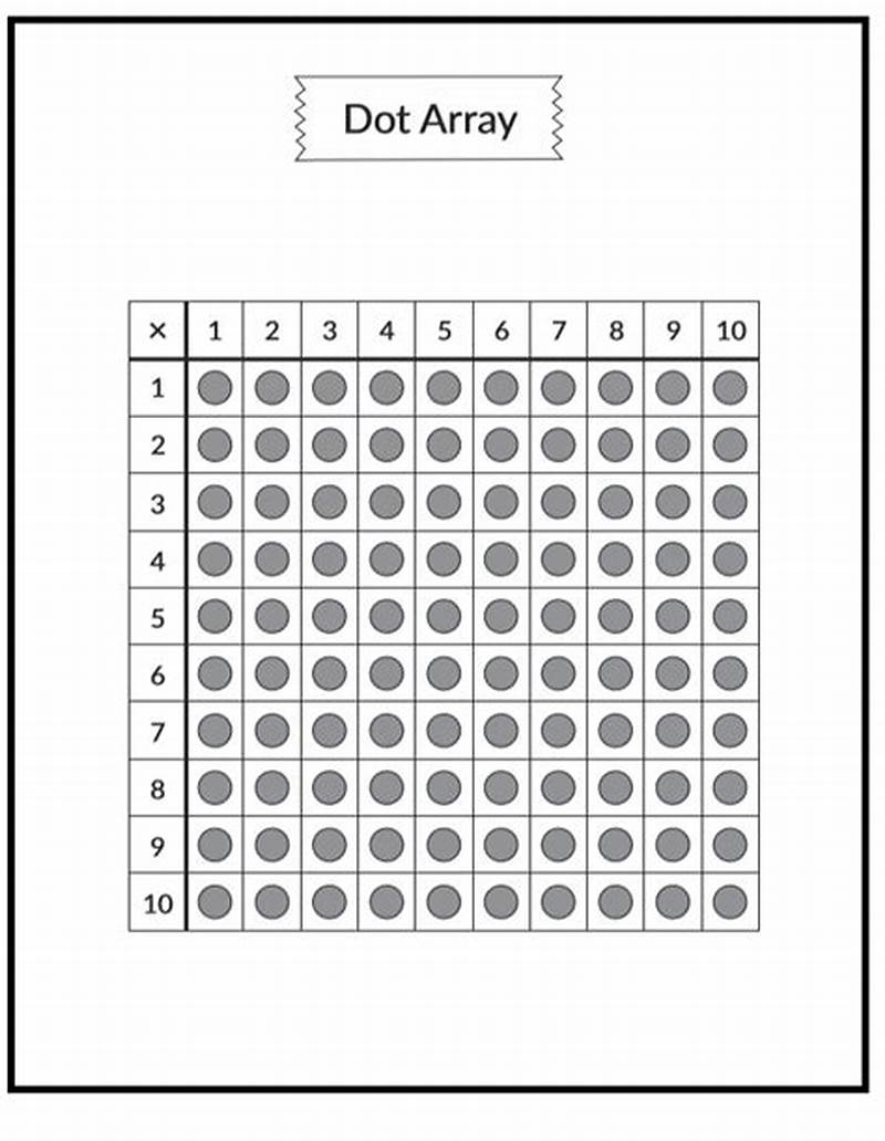 Dot Array Printable