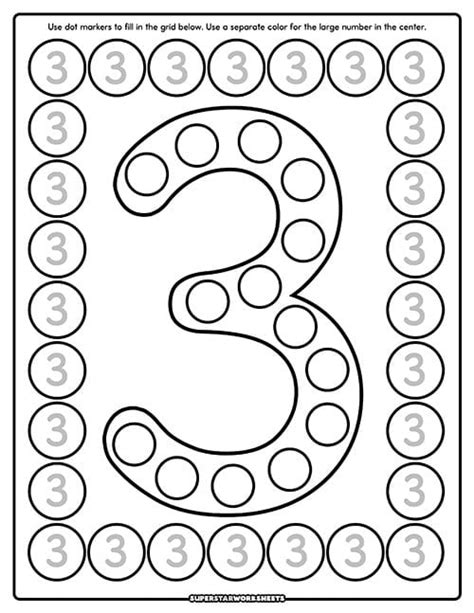 Dot Marker Number Printables Free