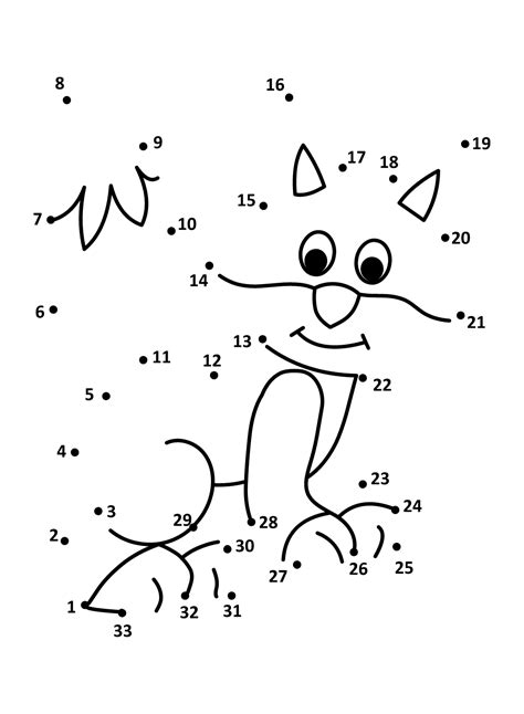 Dot To Dot Printable Free