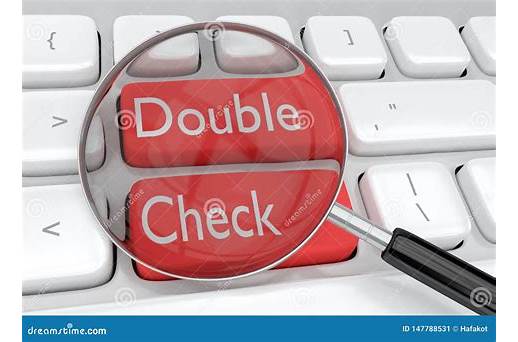 Double Check Information