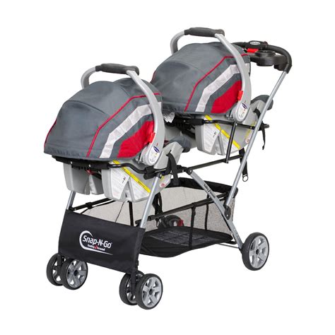 Double-Stroller-With-Car-Seat
