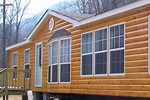 Double Wide Log Mobile Home