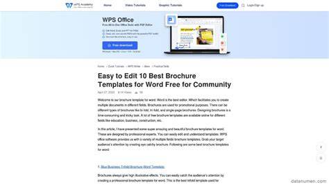Download A Package Of Templates For Wps Word