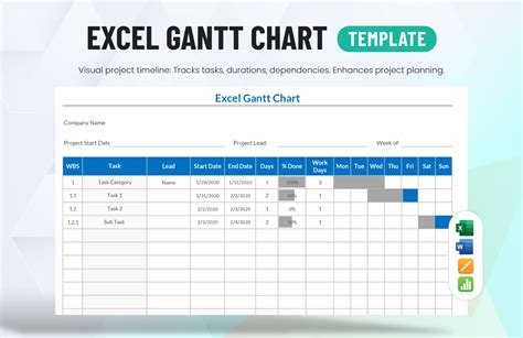 Download Gantt Chart Template Excel