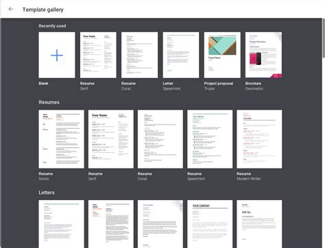 Download Google Docs Templates