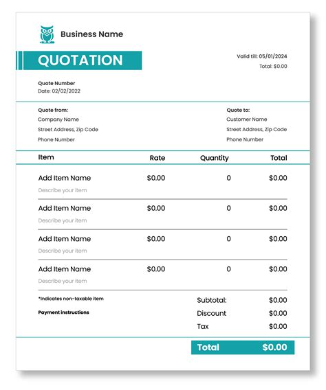 Download Quotation Template
