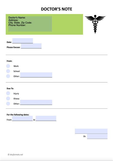 Dr Notes Templates