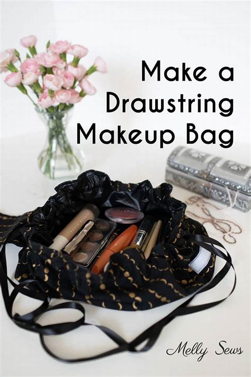 Drawstring Makeup Bag Pattern