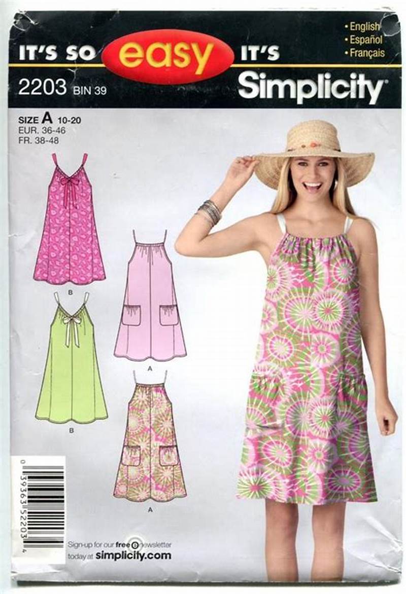 Drawstring Neck Dress Pattern