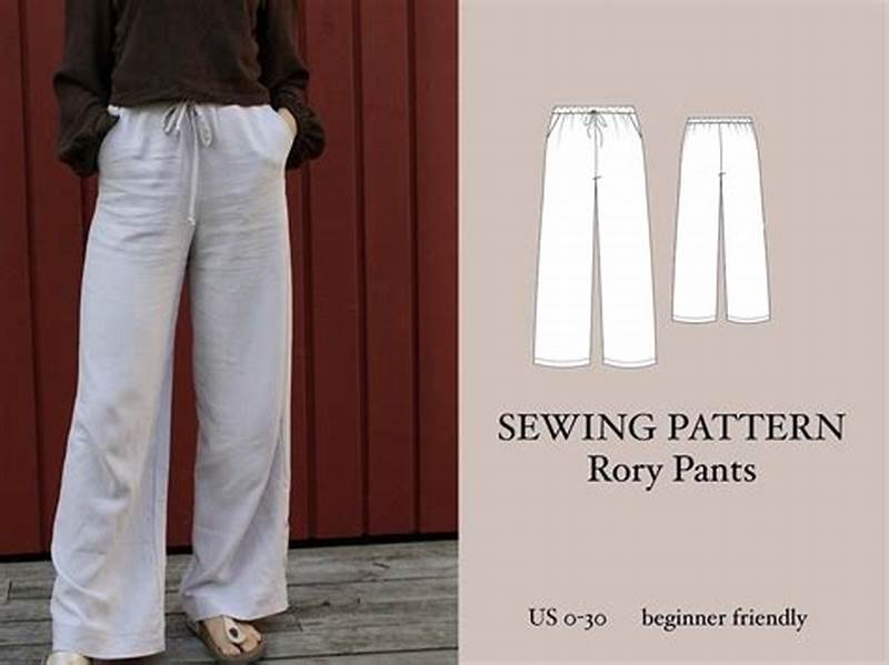 Drawstring Trousers Pattern