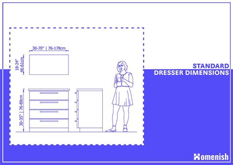 Dresser Size Chart