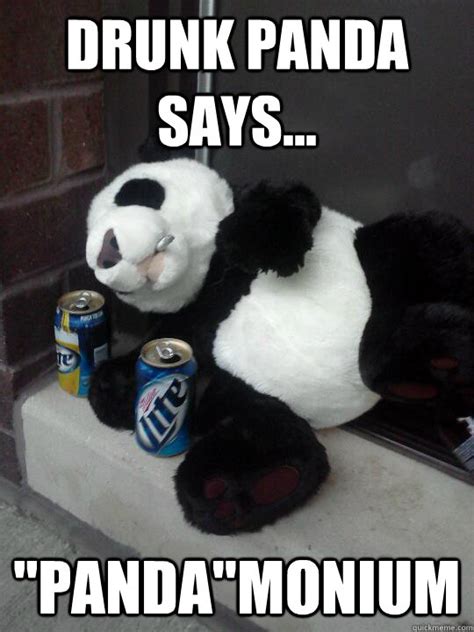 Drunken panda