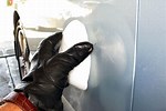 Dry-Ice Car Dent Repair