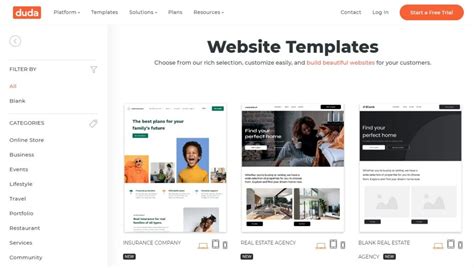 Duda Website Templates