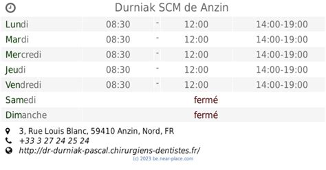 Durniak SCM à Anzin