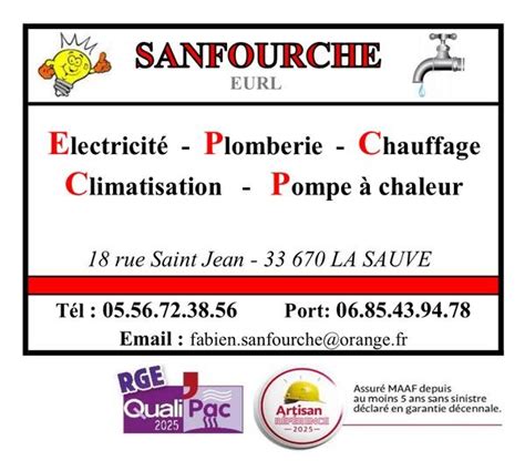 EURL SANFOURCHE à Blanquefort