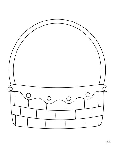 Easter Basket Template Free