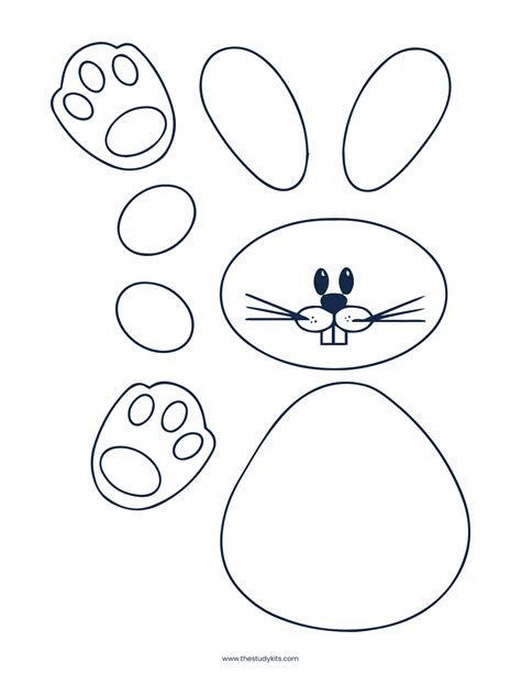 Easter Bunny Template