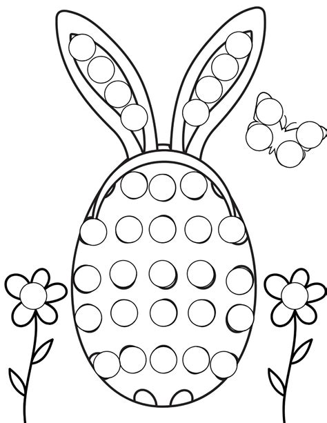 Easter Dot Marker Printables