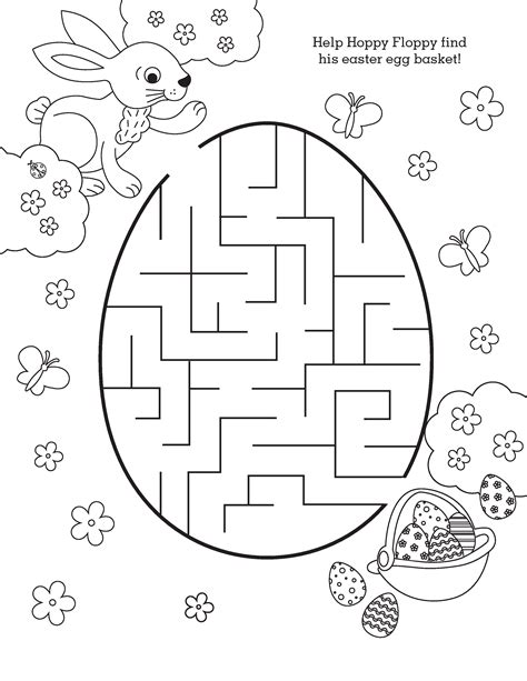 Easter Maze Free Printable