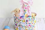 Easy Fabric Easter Basket
