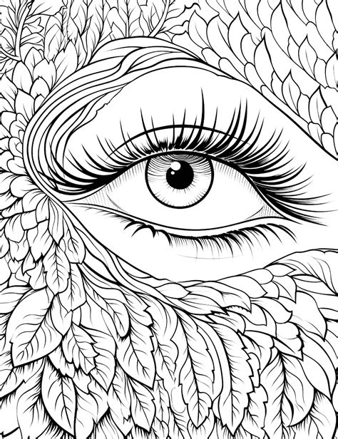 Easy Printable Coloring Pages For Adults