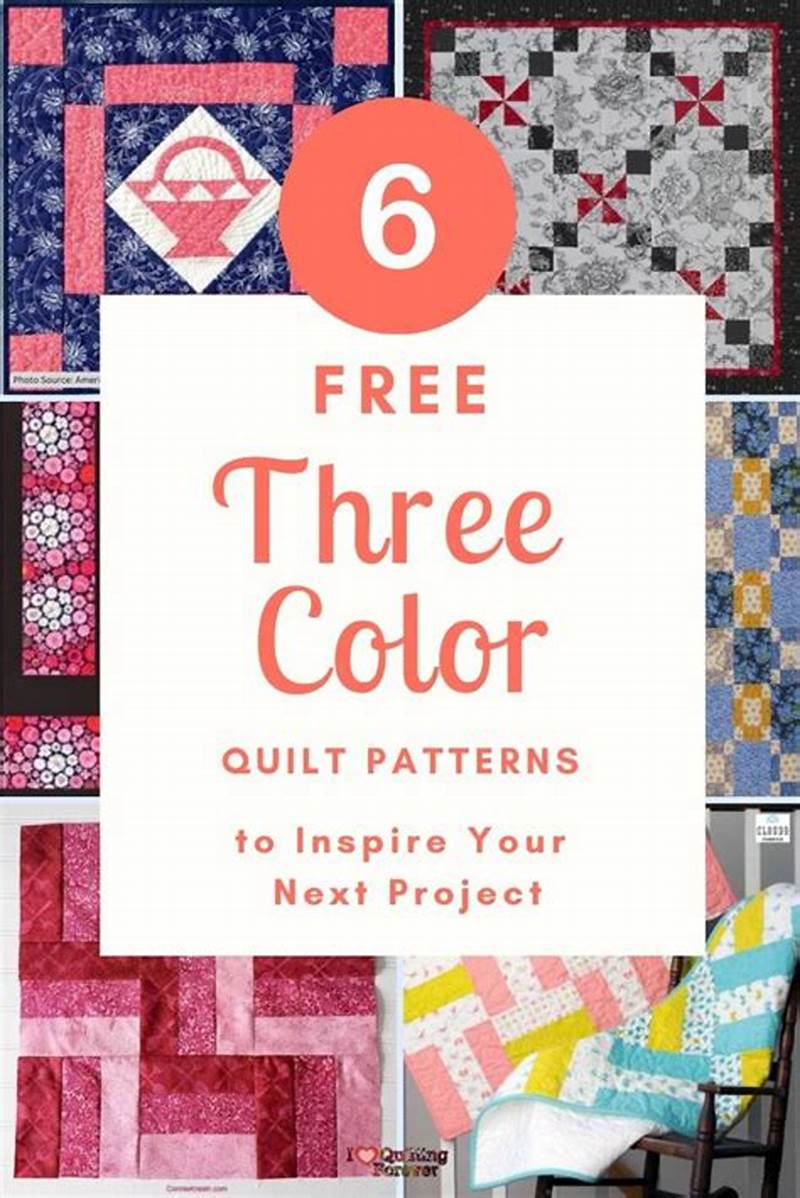 Easy Quilt Pattern Using 3 Colors