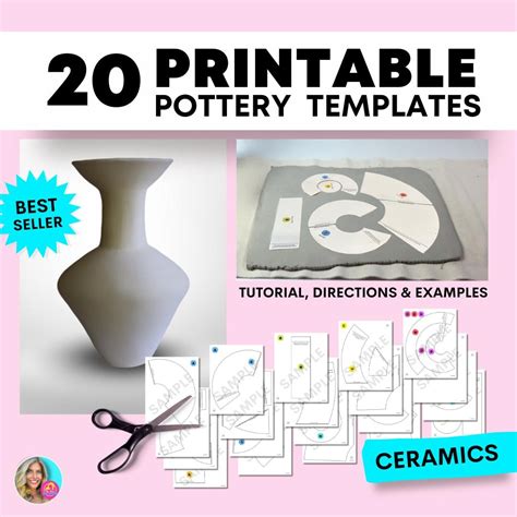 Easy Slab Pottery Templates