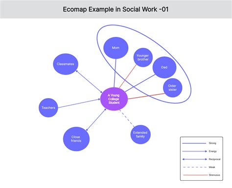 Ecomap Template Social Work