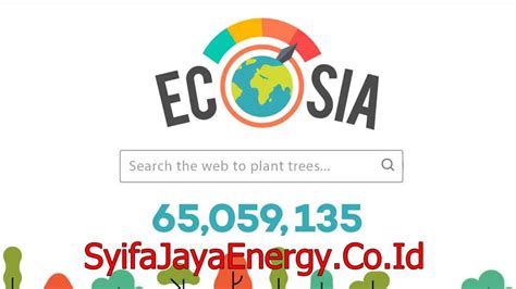 Ecosia yang dapat meningkatkan kualitas tanah daerah