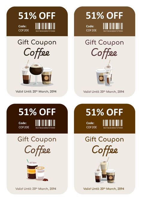 Editable Coupon Template Word
