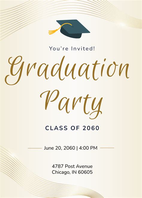 Editable Free Graduation Invitation Templates For Word