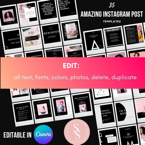 Editable Instagram Post Template