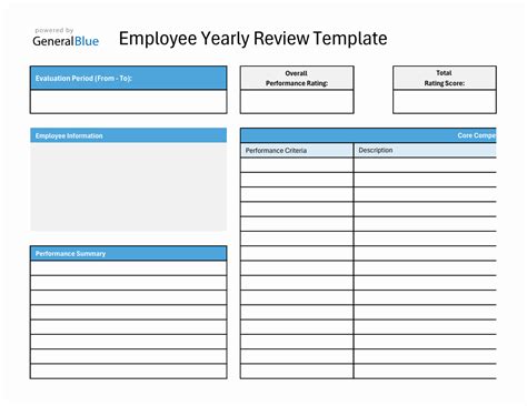 Editable Year In Review Template