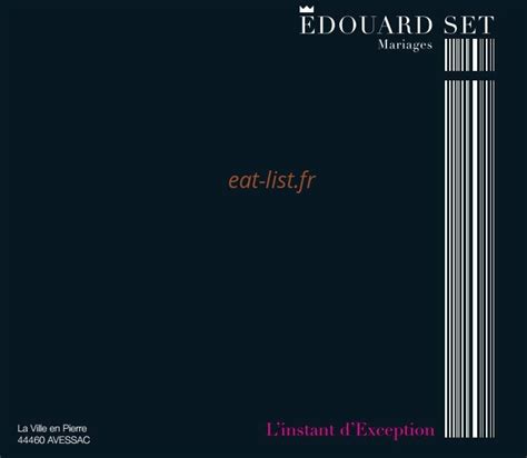 Edouard Set à Avessac