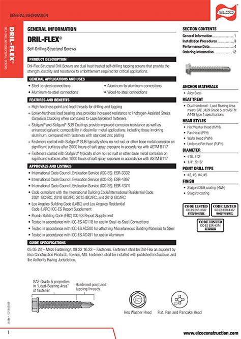 Elco Fasteners Catalog