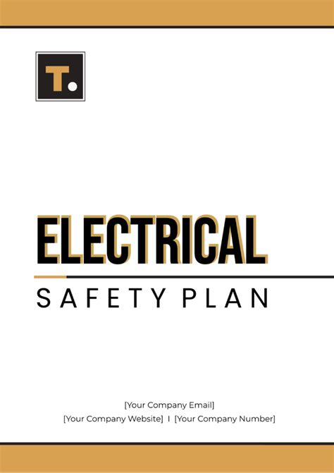 Electrical Safety Plan Template