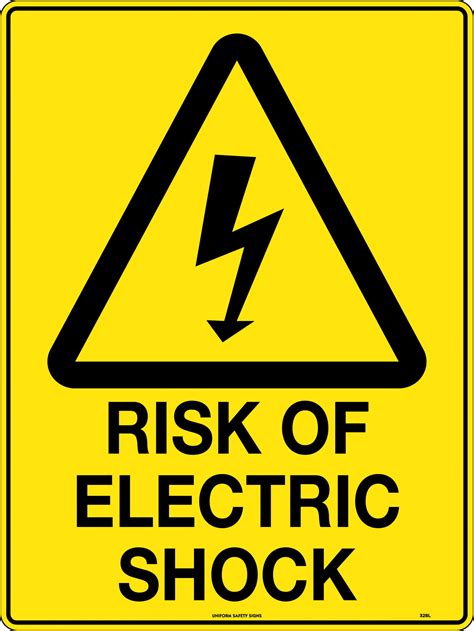 Electrical safety warning symbols